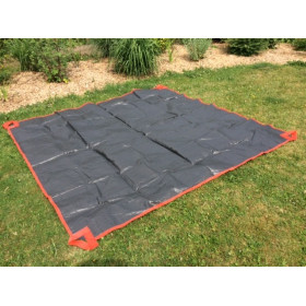 Bâche de ramassage de déchets de taille avec poignées 3 x 1m30