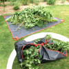 Bâche collecte carrée déchets verts 2,5x2,5m