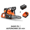 Tronçonneuse à batterie E212C + batterie EP20 + chargeur EC20