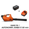 Souffleur à feuille à batterie E435C + batterie EP20 + chargeur EC20 NEX GARDEN