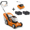 Tondeuse à batterie RMA 443C + 2 x AP 200 + AL 300 STIHL