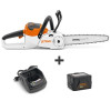 PACK INITIAL Tronçonneuse MSA 140 C-B STIHL+ AK30 + AL101