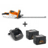 PACK INTENSIF taille-haie HSA 56 + 2 batteries AK10 + 1 chargeur AL101