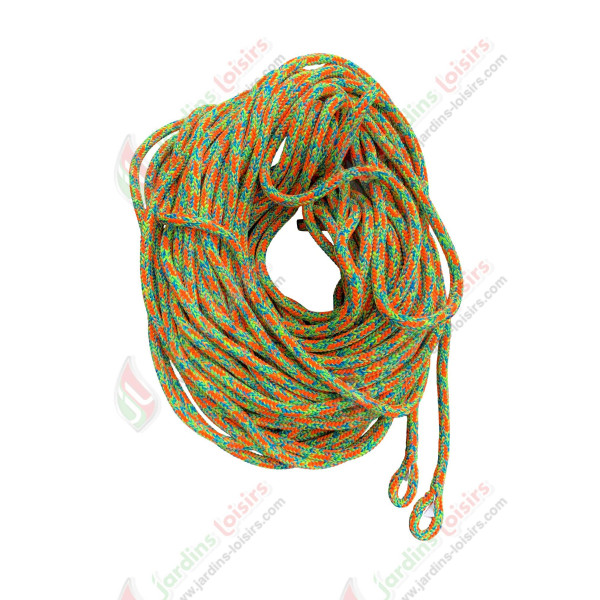 Corde de rappel pour élagage longueur 20 mètres Ø 11mm norme EN353-2