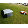 Abri pour robot toutes marques noir, toit blanc