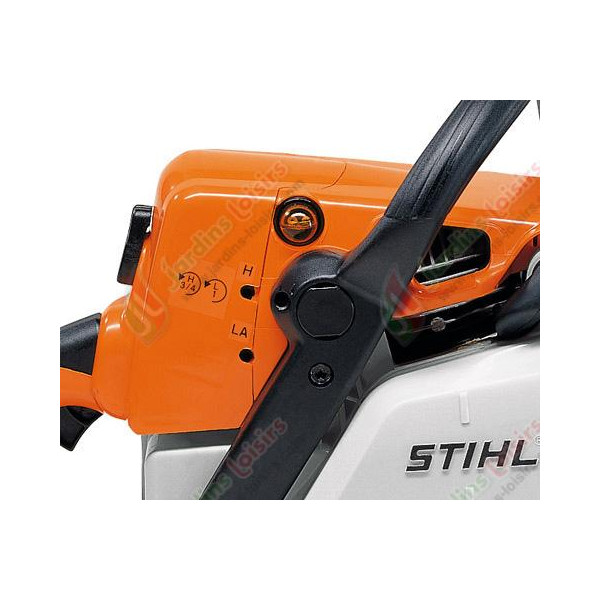 Guide 35 cm (14 pouces) + lot de 3 chaînes 50 maillons - Compatible tronçonneuses  STIHL MS 181 et 21