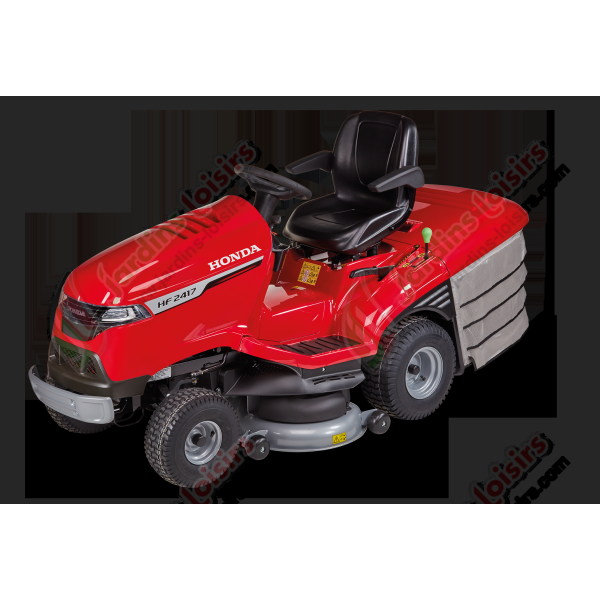 Tondeuse autoportée HF2417HTE HONDA - bac électrique - moteur HONDA 2 cylindres