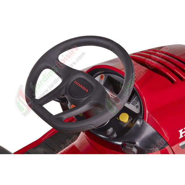 Tondeuse autoportée HF2417HTE HONDA - bac électrique - moteur HONDA 2 cylindres