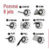 Pistolet pomme 8 jets rapide BOUTTE