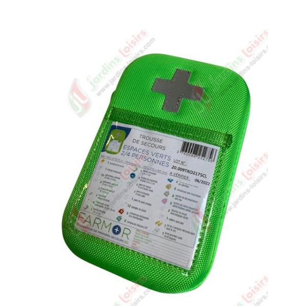 Trousse secours espaces verts 2/4 personnes FARMOR