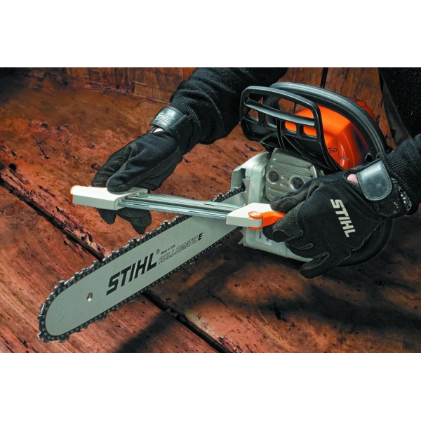 Porte lime 2en1 pour affûter les chaines de tronçonneuse - STIHL