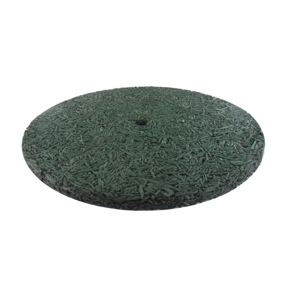 Tapis caoutchouc réversible vert/marron 90 cm