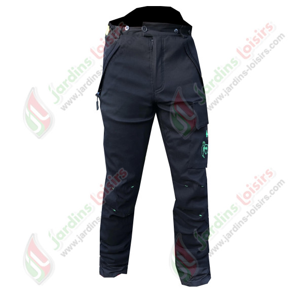 PANTALON ANTI-COUPURE CL1 EVEREST R MOLLET NOIR 8 couches Francital