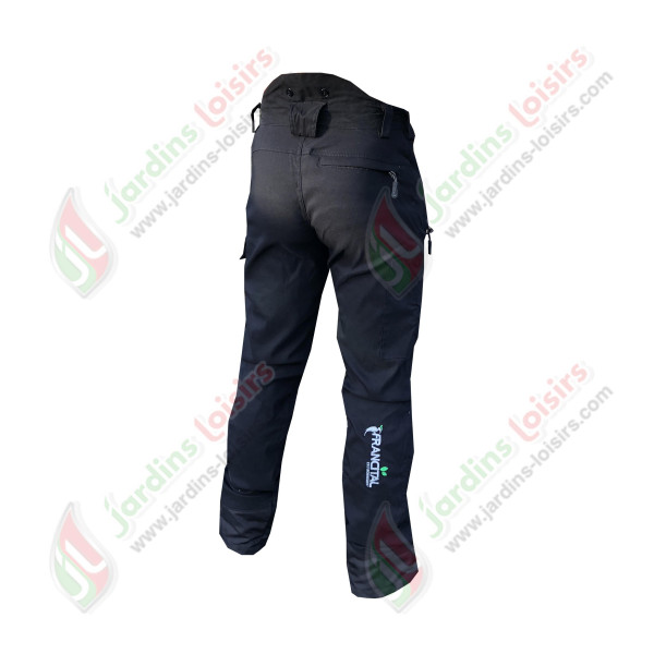 PANTALON ANTI-COUPURE CL1 EVEREST R MOLLET NOIR 8 couches Francital