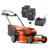 Pack tondeuse 2 batteries 40 B-140 + chargeur LC347iVX HUSQVARNA