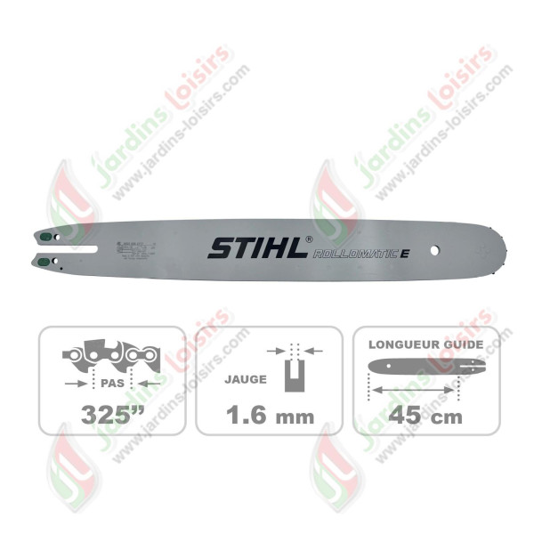 Chaine tronçonneuse Stihl MS guide 40 cm au pas 325