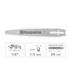 GUIDE-CHAINE EFFILE 25 cm 1/4  HUSQVARNA