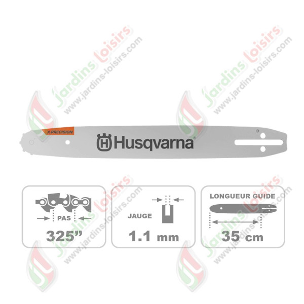 Guide Xprécision 593914359 325 Mini 1,1 35cm de tronconneuse HUSQVARNA