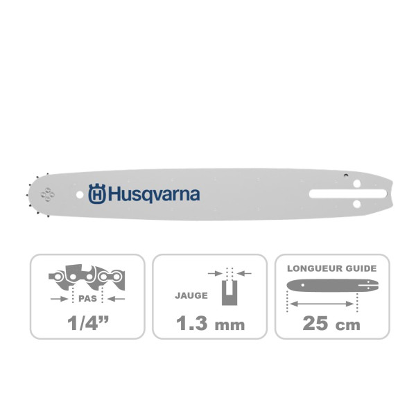 GUIDE-CHAINE 25 cm 1/4 SN HUSQVARNA