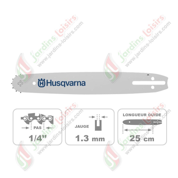 GUIDE-CHAINE 25 cm 1/4 SN HUSQVARNA