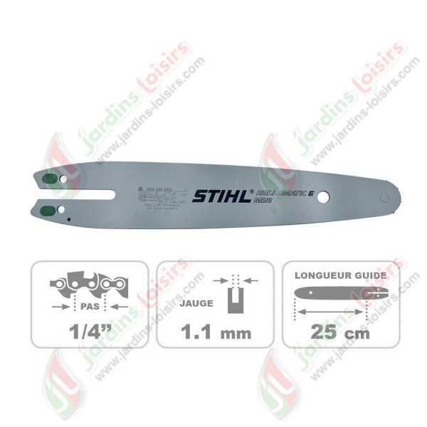 Guide-chaine Rollomatic E MINI 25 cm STIHL