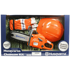 JOUET TRONCONNEUSE + CASQUE HUSQVARNA
