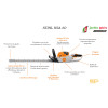 Taille haie batterie STIHL HSA 60 batterie + chargeur