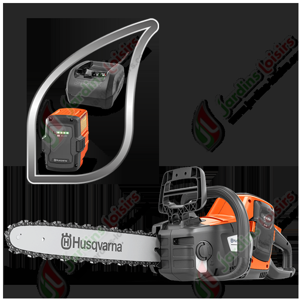 Tronçonneuse à batterie HUSQVARNA 240i batterie + chargeur