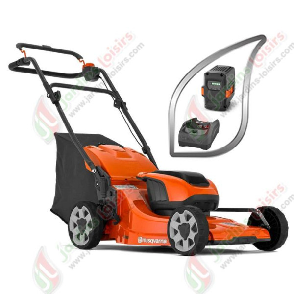 Tondeuse sur batterie HUSQVARNA LC142i batterie + chargeur