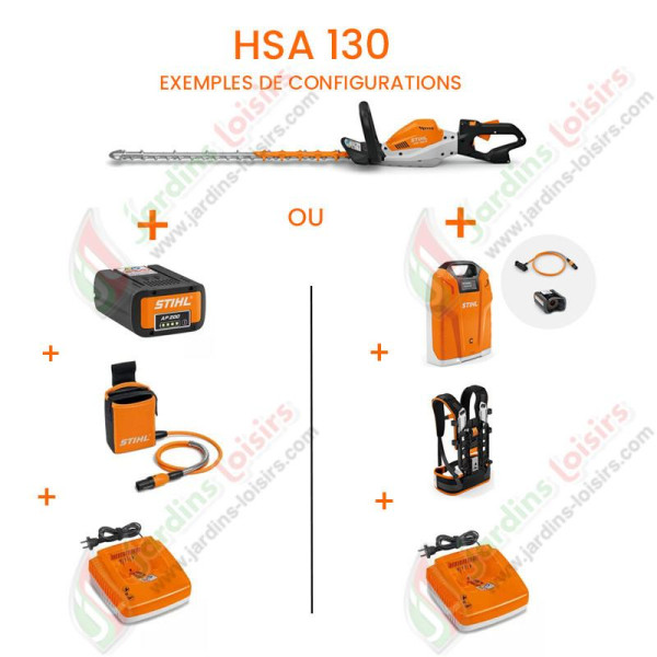 Taille-haies à batterie STIHL HSA 130R