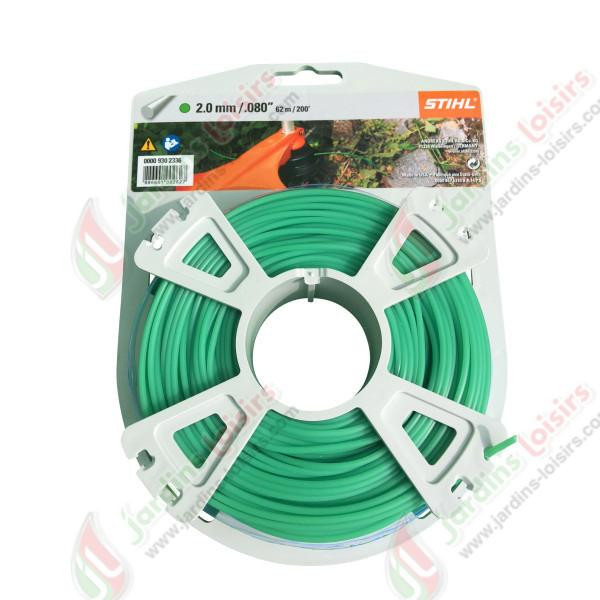 Fil débroussailleuse rond 2.0 mm STIHL