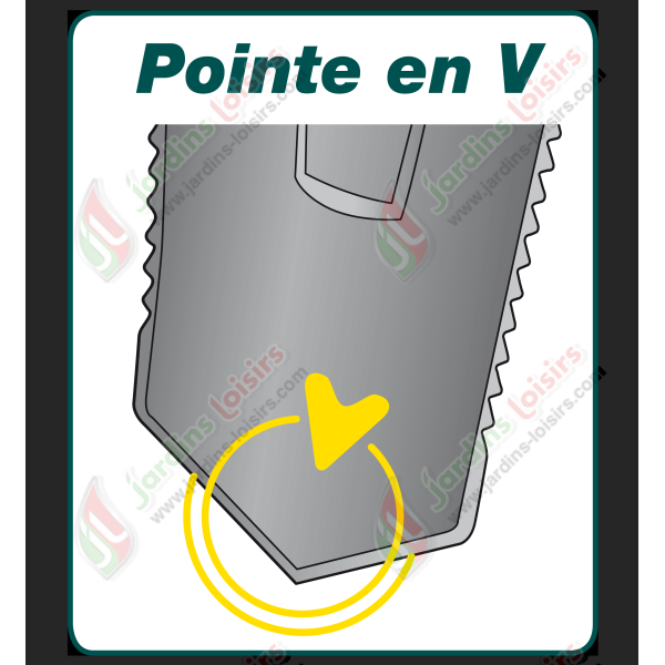 Louchet transplantation 33x14 EM85 béquille Novagrip