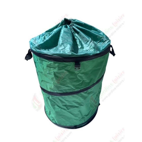 Sac à végétaux à ressort 170L refermable