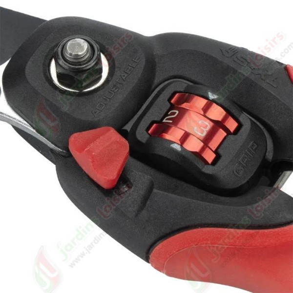 Sécateur FlexDial 220mm Bellota, Lame en acier trempé, système FlexDial pour toutes mains et poignées revêtues de ComfortGel