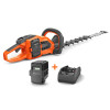 Taille-haies à batterie HUSQVARNA 322iHD60 + batterie BLi200 + chargeur