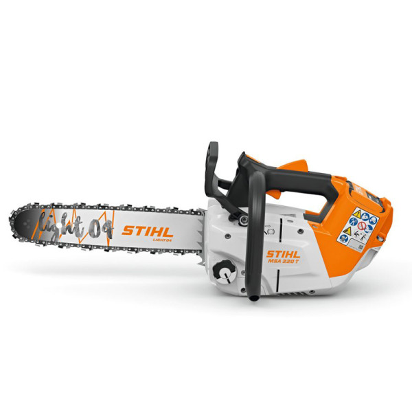 STIHL MSA 220 T : tronçonneuse d’élagage à batterie puissante et précise guide 35 cm