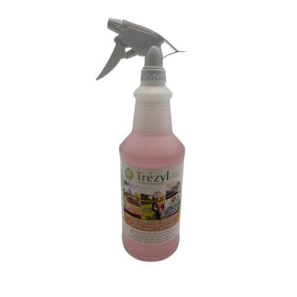 Désinfectant Trézyl 1L, Désinfectant Trézyl 1L, puissant virucide, bactéricide, fongicide et nettoyant pour vos outils de coupe