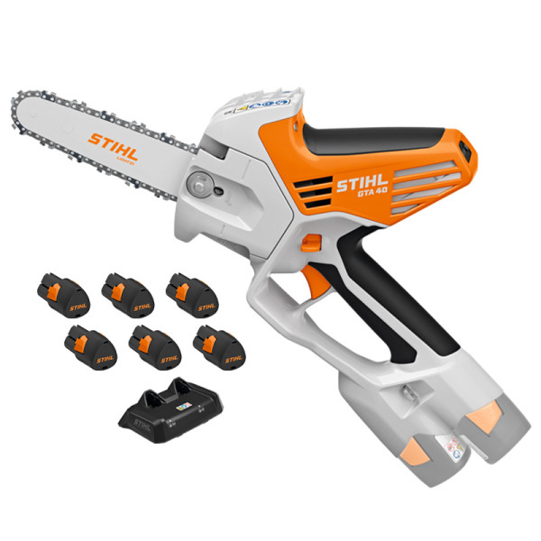 Scie de jardin STIHL GTA 40 PRO  avec 6 batteries + chargeur