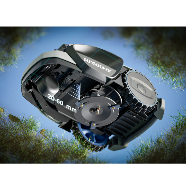 Robot tondeuse sans fil Sunseeker V1 600m² Vision AI
