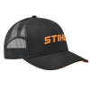 Casquette noir avec LOGO MESH orange STIHL