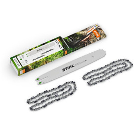 Guide 35 cm+ chaîne pour tronçonneuse STIHL MS 82 MS 211