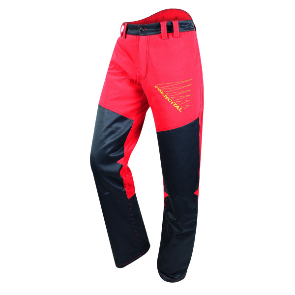 Pantalon anti-coupure forestier Prior Move PRO FI510 FRANCITAL Pantalon anti-coupure PRIOR MOVE PRO ROUGE FRANCITAL