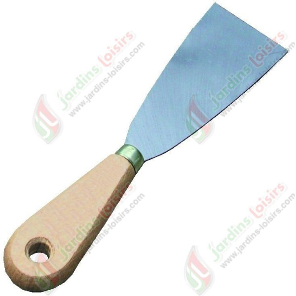 Spatule de jardinier acier manche bois