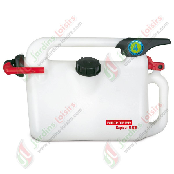 Rapidon, jerrican carburant 6 litres, finis le gaspillage