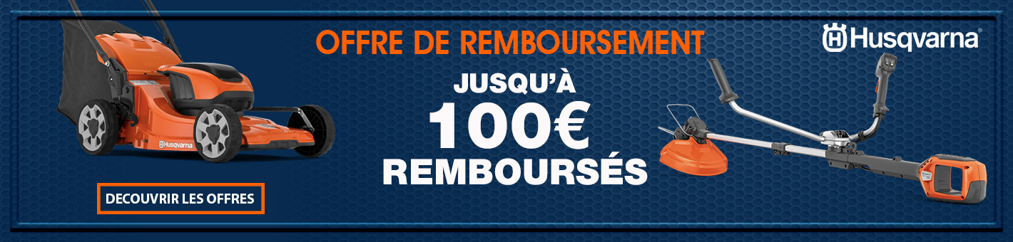 Offre de remboursement HUSQVARNA