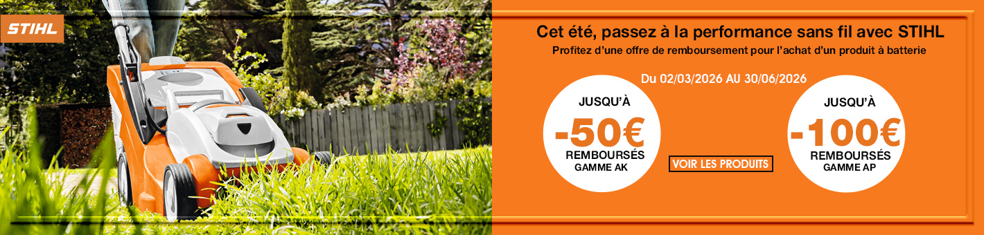 Offres de remboursement STIHL